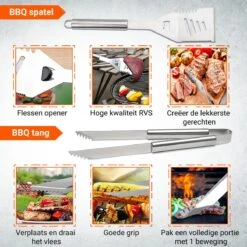 BBQ Accesoires Gereedschapset Koffer Set Tang Borstel Schort Barbecue Dagdeals - Chef Cook BBQ Accessoires Set -Barbecue Benodigdheden 1200x1200 1719