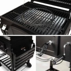 Alice's Garden Houtskool BBQ Bernard - Smoker - Verstelbare Houtskoolbak - Zwart -Barbecue Benodigdheden 1200x1200 1746