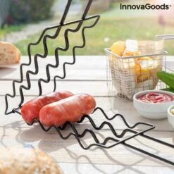 Innovagoods BARBECUEGRIL VOOR WORSTJES SOSKET - Bbq Accesoires - Bbq Accesoires Rooster -Barbecue Benodigdheden 1200x1200 1784