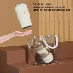 Floraweg Cup - Drinkbeker To GO- Lekvrij Dubbelwandig ,RVS 316, Thermosbeker Koffiebeker- Koffie En Thee - 400ml Zwart -Barbecue Benodigdheden 1200x1200 186