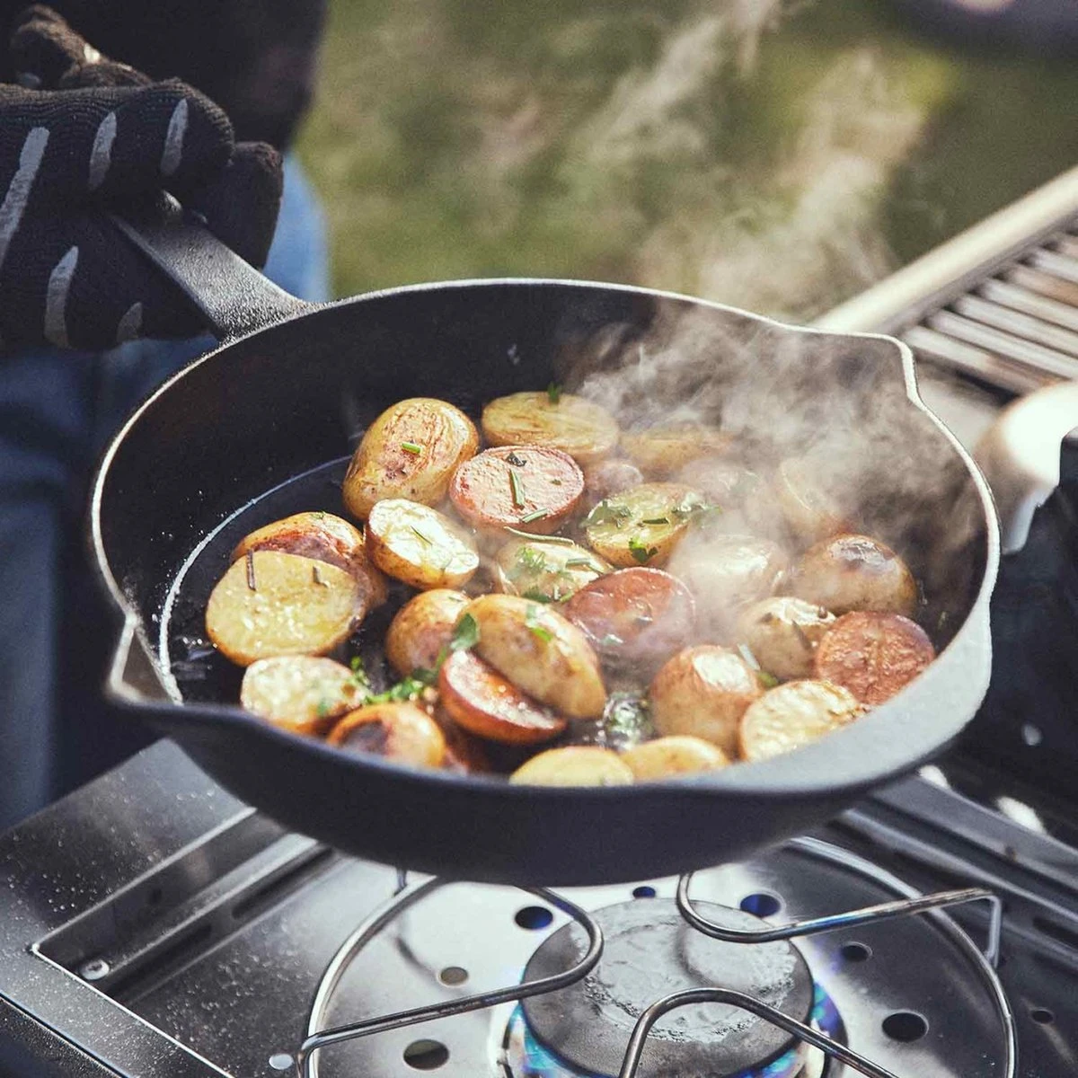 Burnhard Gas BBQ Big FRED Deluxe - 4 Branders - Incl. Keramische Infraroodbrander & Afdekhoes - Deluxe 15 Burnhard Gas BBQ Big FRED Deluxe - 4 Branders - Incl. Keramische Infraroodbrander & Afdekhoes - Deluxe - Afbeelding 15