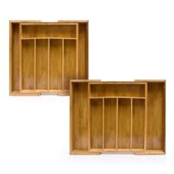 HI Bestekbak Uitschuifbaar Bamboe -Barbecue Benodigdheden 1200x1200 1923