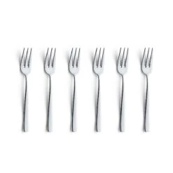 Excellent Houseware Gebaksvorkjes - 6 Stuks - RVS