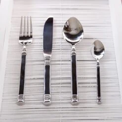 Riviera Maison Bestekset Zilver - Bon Appétit Cutlery - Set Van 4 Stuks -Barbecue Benodigdheden 1200x1200 1956