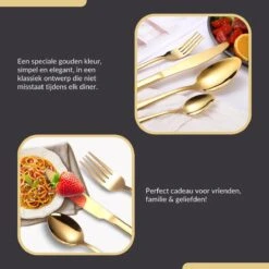 SensaHome - 20-Delige Bestek Set - Inclusief Mes/Vork/Lepel - 4 Personen - Goud -Barbecue Benodigdheden 1200x1200 2027