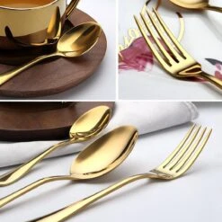 Bestekset 24-delig Goudkleurig - Bestek Voor 6 Personen - Tafelbestek Inclusief Bestekcassette -Barbecue Benodigdheden 1200x1200 2034