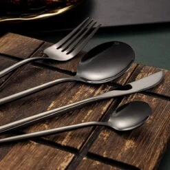 Lopoleis Royal Sam Bestek – Bestekset – Bestekset 6 Persoons – 24 Delig – Zwart – Luxe Bestekset – RVS – Modern Bestek -Barbecue Benodigdheden 1200x1200 2050