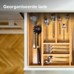 Coninx Bestekbak Bamboe 36CM Breed - Besteklade - Opbergbak - Duurzaam - Voor Laden Vanaf 47cm Diep -Barbecue Benodigdheden 1200x1200 2174