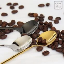 House Of Husk® Theelepels Set - Theelepeltjes - Koffielepels - Koffielepeltjes - RVS - 13cm - 12 Stuks - Zwart -Barbecue Benodigdheden 1200x1200 2221