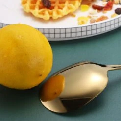 House Of Husk® Opscheplepel Set - Goud - Serveerlepel - Groetelepel - Aardappellepel - 21cm - RVS - 4 Stuks -Barbecue Benodigdheden 1200x1200 2268