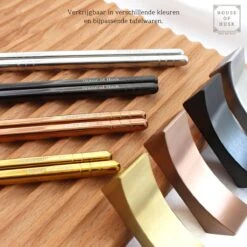 House Of Husk Chopsticks Set - Koreaanse Eetstokjes - Vaatwasserbestendig - RVS - 5 Paar - Rose Goud 14 House Of Husk Chopsticks Set - Koreaanse Eetstokjes - Vaatwasserbestendig - RVS - 5 Paar - Rose Goud -Barbecue Benodigdheden 1200x1200 2289