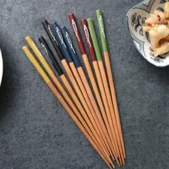 Chopsticks - Hout - 5 Paar - 22,5 Cm - Japanse Stijl - Sushi Giftset -Barbecue Benodigdheden 1200x1200 2296