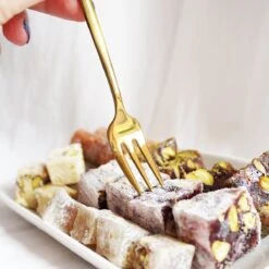 House Of Husk® Gouden Gebaksvorkjes - Dessertvorken - Taartvorkjes - Cocktailvorken - Klein Vorkjes - 12 Stuks - RVS - 14cm -Barbecue Benodigdheden 1200x1200 2334