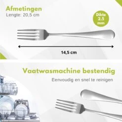Hendi Tafelvork - Profi Line Tafelvorken - 20,5cm - RVS 18/0 ( Set Van 6 ) -Barbecue Benodigdheden 1200x1200 2338