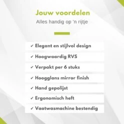 Hendi Tafelvork - Profi Line Tafelvorken - 20,5cm - RVS 18/0 ( Set Van 6 ) -Barbecue Benodigdheden 1200x1200 2339