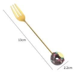 Gebaksvorkjes Donut Set Van 4 Taartvorkjes - Goud -Barbecue Benodigdheden 1200x1200 2345