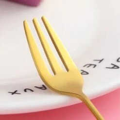 Gebaksvorkjes Donut Set Van 4 Taartvorkjes - Goud -Barbecue Benodigdheden 1200x1200 2346