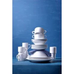 Bord Smalle Rand Mammoet Budgetline 16 Cm Wit 6 Stuk(s) -Barbecue Benodigdheden 1200x1200 357