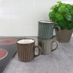 OTIX Koffiekopjes - Met Oor - Set Van 4 - Aardewerk - 200 Ml -Barbecue Benodigdheden 1200x1200 453