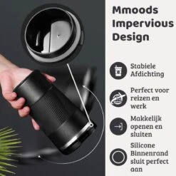 Mmoods Thermosbeker Voor Koffie En Thee 380ml - Koffiebeker To Go - Reisbeker Voor Auto - Herbruikbare Drinkfes Voor Warme En Koude Dranken - Ecologische Thermoskan Zwart Geschenk 12 Mmoods Thermosbeker Voor Koffie En Thee 380ml - Koffiebeker To Go - Reisbeker Voor Auto - Herbruikbare Drinkfes Voor Warme En Koude Dranken - Ecologische Thermoskan Zwart Geschenk -Barbecue Benodigdheden 1200x1200 509