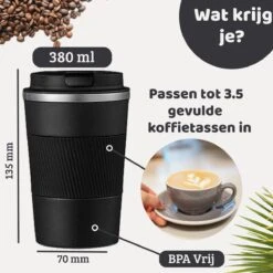 Mmoods Thermosbeker Voor Koffie En Thee 380ml - Koffiebeker To Go - Reisbeker Voor Auto - Herbruikbare Drinkfes Voor Warme En Koude Dranken - Ecologische Thermoskan Zwart Geschenk 19 Mmoods Thermosbeker Voor Koffie En Thee 380ml - Koffiebeker To Go - Reisbeker Voor Auto - Herbruikbare Drinkfes Voor Warme En Koude Dranken - Ecologische Thermoskan Zwart Geschenk -Barbecue Benodigdheden 1200x1200 513