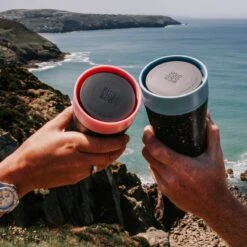 Circular&Co. Herbruikbare To Go Koffiebeker (rCUP) Zwart/geel 12oz/340ml -Barbecue Benodigdheden 1200x1200 540