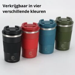 Castagnola Design RVS Koffiebeker To Go - Rood - 380ml - Thermosbeker - Theebeker -Barbecue Benodigdheden 1200x1200 549