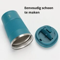 Castagnola Design RVS Koffiebeker To Go - Blauw - 380ml - Thermosbeker - Theebeker -Barbecue Benodigdheden 1200x1200 565