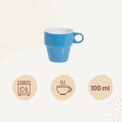 Orange85 Koffiekopjes - Met Houder - Set Van 6 - Gekleurd - 300 Ml - Keramiek 12 Orange85 Koffiekopjes - Met Houder - Set Van 6 - Gekleurd - 300 Ml - Keramiek -Barbecue Benodigdheden 1200x1200 658