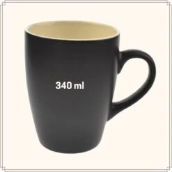 OTIX Koffiekopjes - Met Oor - Set Van 6 - Theekoppen - 340ml - Zwart - Keramiek 11 OTIX Koffiekopjes - Met Oor - Set Van 6 - Theekoppen - 340ml - Zwart - Keramiek -Barbecue Benodigdheden 1200x1200 671