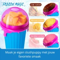 Frozen Magic Slushy Maker - Slush Puppy Maker - IJscrusher - Slush Puppy Beker - Slushy Puppy Maker - Slush Puppy Machine - Slush Maker - Slushy Cup - Tiktok - Bruin -Barbecue Benodigdheden 1200x1200 684