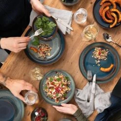 Villeroy & Boch Bordenset Crafted Breeze Grijsblauw 4-Delig -Barbecue Benodigdheden 1200x1200 737