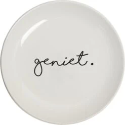 Bord Set Van 4 Stuks ø15cm . Met Tekst Geniet / Lekker/ Vandaag Is Mijn Lievelingsdag /hondje Gusta -Barbecue Benodigdheden 1200x1200 894