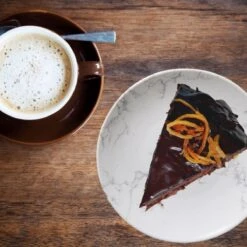 Orange85 Gebaksbordjes - Taart - 4 Stuks - Wit - 19cm - Marmer -Barbecue Benodigdheden 1200x1200 901