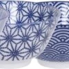Tokyo Design Studio Nippon Blue Rijstkommen Set 4 Stuks
