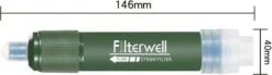 Merkloos Fllterwell Waterfilter - Survival - Zuiver & Schoon Drinkwater - Lichtgewicht - Water Filter - Outdoor - Hiking & Wandelen -Barbecue Benodigdheden 1200x337
