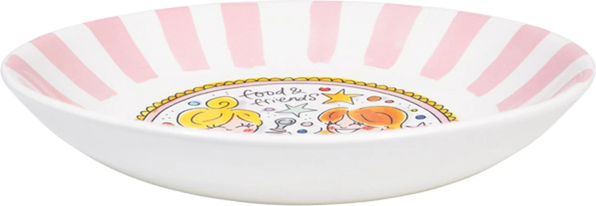 Blond Amsterdam, Even Bijkletsen, Diep Bord 23cm 2 Blond Amsterdam, Even Bijkletsen, Diep Bord 23cm - Afbeelding 2