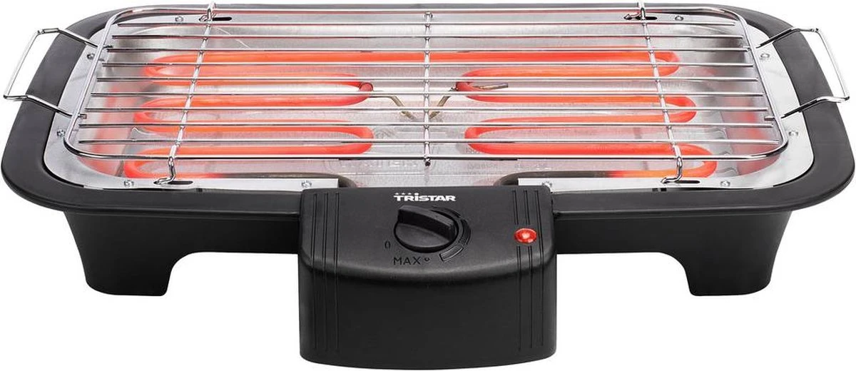 Tristar BQ-2813 Electrische Tafelbarbecue - Grilloppervlak (LxB) 38x22 Cm - 2000W - Zwart 8 Tristar BQ-2813 Electrische Tafelbarbecue - Grilloppervlak (LxB) 38x22 Cm - 2000W - Zwart - Afbeelding 8