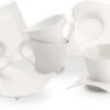 Villeroy & Boch New Wave Cappuccinoset - 8 Delig - Wit