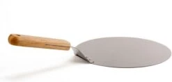 Inpro Pizzaschep RVS - Rond - Voor BBQ En Oven - Pizzaspatel - Taartschep - Houten Handvat - BBQ Gereedschap - Keukengerei - 30 Cm Diameter - Spatel -Barbecue Benodigdheden 1200x575