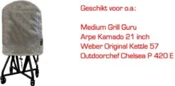 COVER UP HOC Diamond Bbq Hoes Rond - 70x80 Cm - Waterdicht Met Stormbanden En Trekkoord - Geschikt Voor O.a. Kamado, Big Green Egg, Grill Guru, The Bastard, Patton,Weber 12 COVER UP HOC Diamond Bbq Hoes Rond - 70x80 Cm - Waterdicht Met Stormbanden En Trekkoord - Geschikt Voor O.a. Kamado, Big Green Egg, Grill Guru, The Bastard, Patton,Weber -Barbecue Benodigdheden 1200x586 1