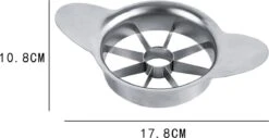 Stevige Appelsnijder - Appelboor - RVS - Zilverkleurig - Appel Snijder - Ixen -Barbecue Benodigdheden 1200x616 3