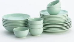 Lite-Body Serviesset Hermes - 6 Personen - 24 Delig - Mint Groen