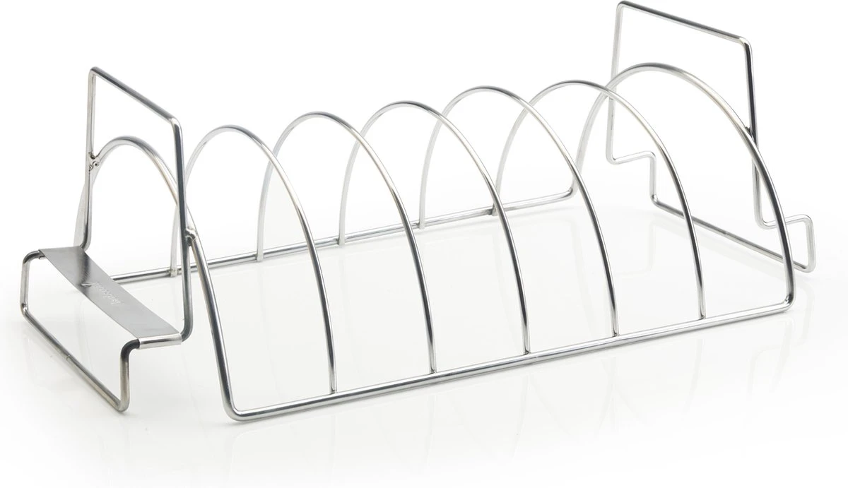 Barbecook Vlees & Ribrek - Spareribs Houder - RVS - Inox Barbecook Vlees & Ribrek - Spareribs Houder - RVS - Inox 4 Barbecook Vlees & Ribrek - Spareribs Houder - RVS - Inox Barbecook Vlees & Ribrek - Spareribs Houder - RVS - Inox - Afbeelding 4