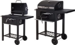 Vaggan Luxe Houtskool Barbecue - Grilloppervlak (LxB) 44 X 32 Cm - Staal - Matzwart -Barbecue Benodigdheden 1200x724 2