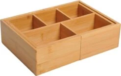 Verstelbare Lade Organizer - Voor Bestek/Keuken/Bureau/Make-Up/Accessoires – Uitschuifbare Lade Inzet Verdeler - Opbergbak Doos - Verstelbaar In 5 Of 7 Compartimenten - Duurzaam Bamboe Hout -Barbecue Benodigdheden 1200x754 4
