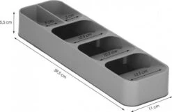 Springos Multifunctionele Bestekbak | Besteklade | Bestek Organizer | Kunststof | 39 X 11 X 5.5 CM -Barbecue Benodigdheden 1200x782 11