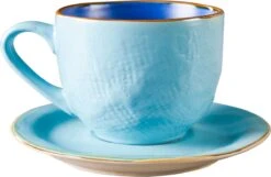 Vivi Oggi - Koffiekopjes Set Van 6 - Ø 9cm - Cappuccino - Kop En Schotel - 150 Ml - Italië -Barbecue Benodigdheden 1200x782 2