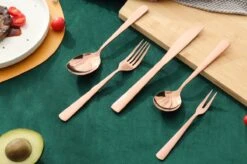 Swiss Pro+ Bestekset In Koffer-72 Delig-12 Persoons-Zwitsers Kwaliteit-Complete Set-100% Roestvrijstaal-Rose Gold 24k-Rose Goud 24K -Barbecue Benodigdheden 1200x799 120