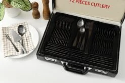Swiss Pro+ Bestekset In Koffer-72 Delig-12 Persoons-Zwitsers Kwaliteit-Complete Set-100% Roestvrijstaal- Zwart -Barbecue Benodigdheden 1200x799 138